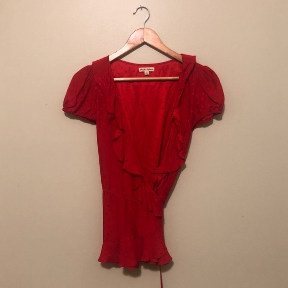 SOLD $168 For Love and Lemons Gabriela Wrap Top XS - Picture 3 of 5